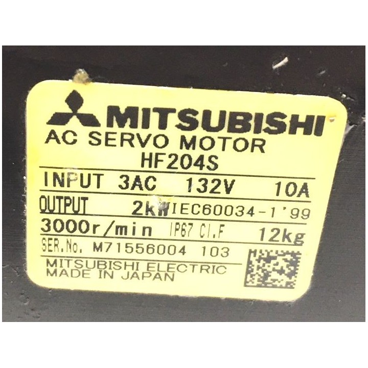 MITSUBISHI HF204S axis motor