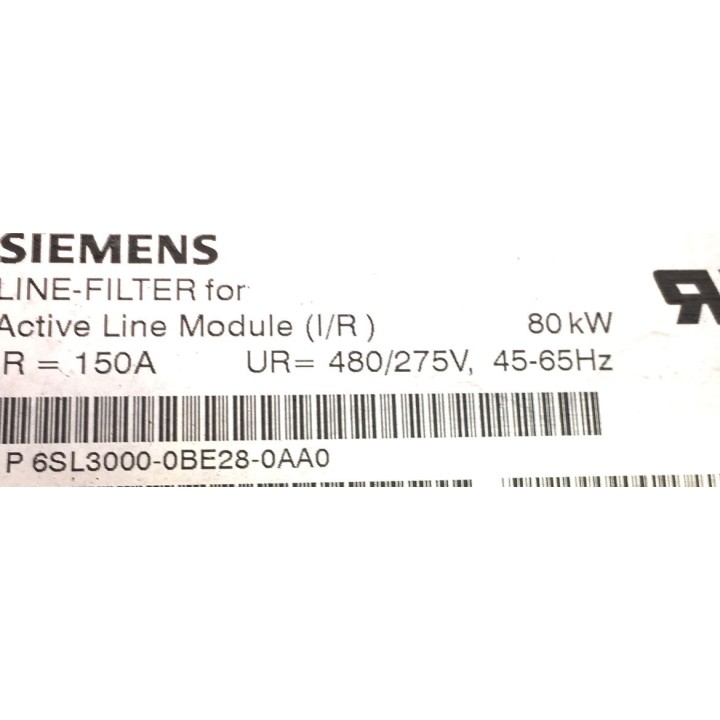 Filtre SIEMENS 80KW 6SL3000-0BE28-0AA0