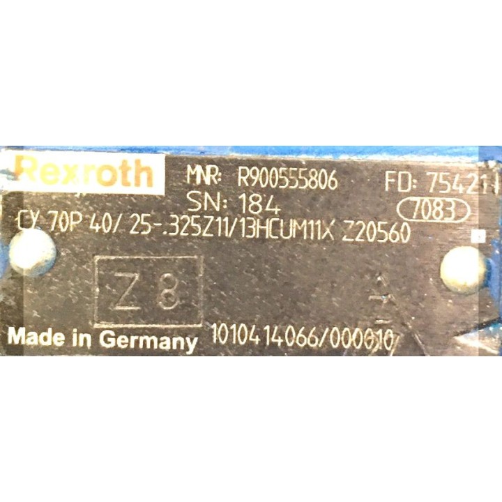 REXROTH CY 70P 40/25-325Z11/13HCUM11XZ20560