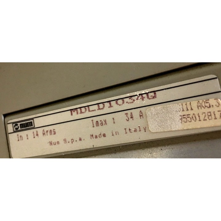 NUM MDLD1034Q00 servo drive