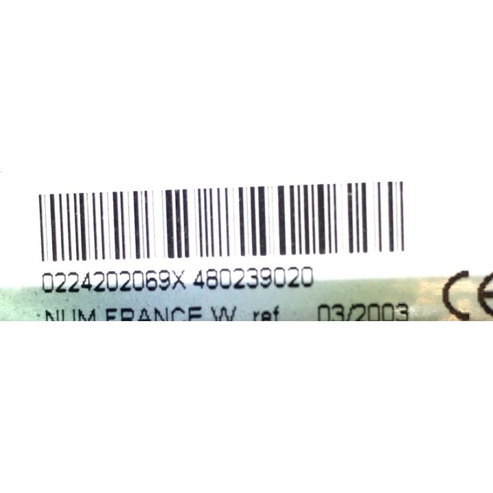 Carte NUM QVN 0224202069X