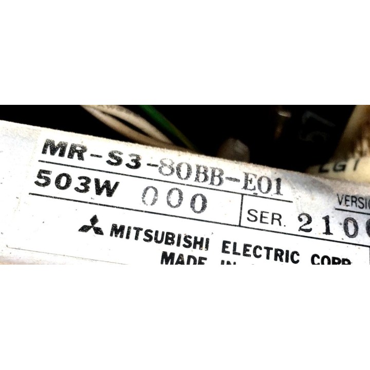 Variateur 3 axes MITSUBISHI MR-S3-80BB-E01