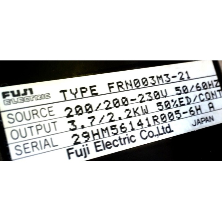 FUJI FRN003M3-21 servo drive