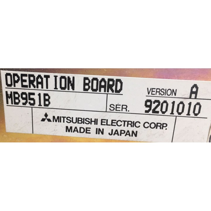 MITSUBISHI MB951B operator panel