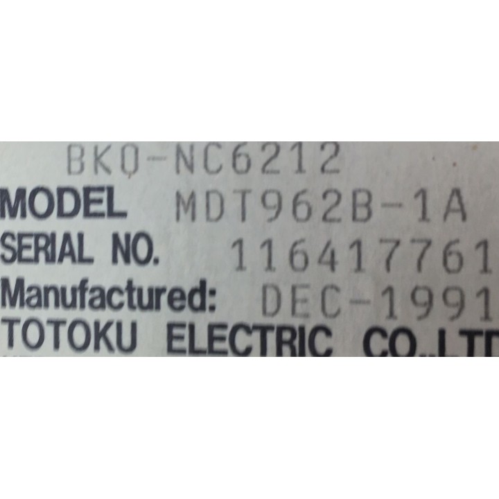 MITSUBISHI MDT962B-1A BKO-NC6212 operator panel with 9'' monitor