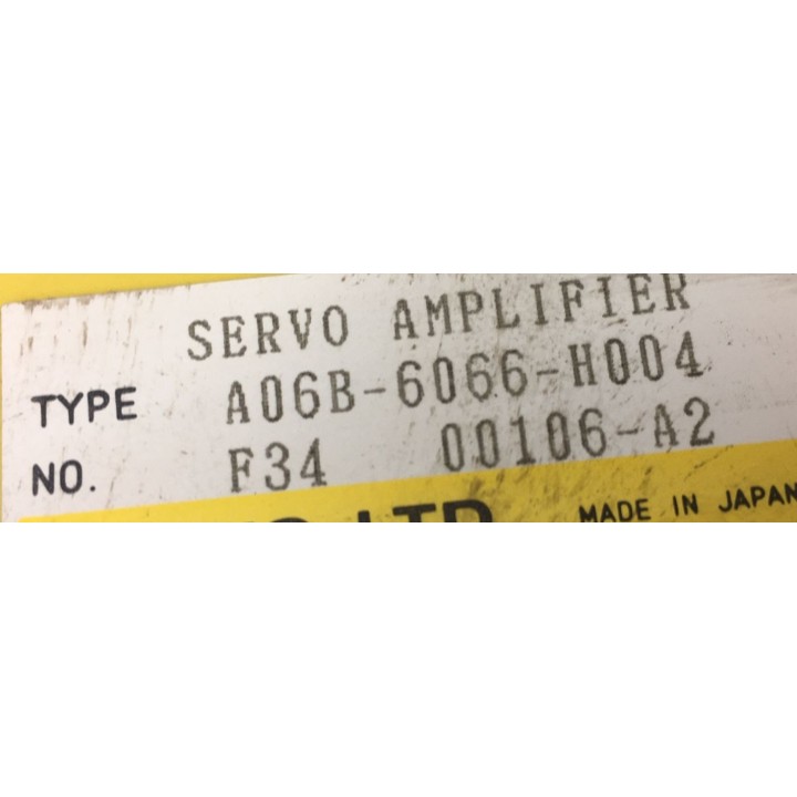 FANUC A06B-6066-H004 servo amplifier