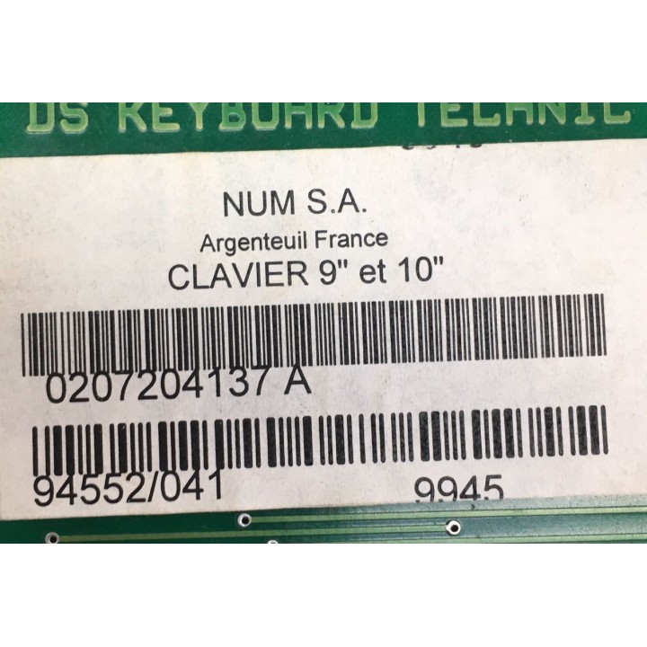 Tastaturtasten NUM 1060 0207204137A