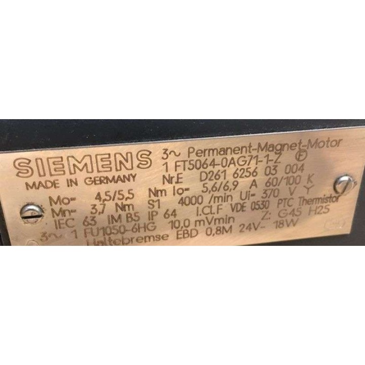 siemens 1FT5064-0AG71-1-Z