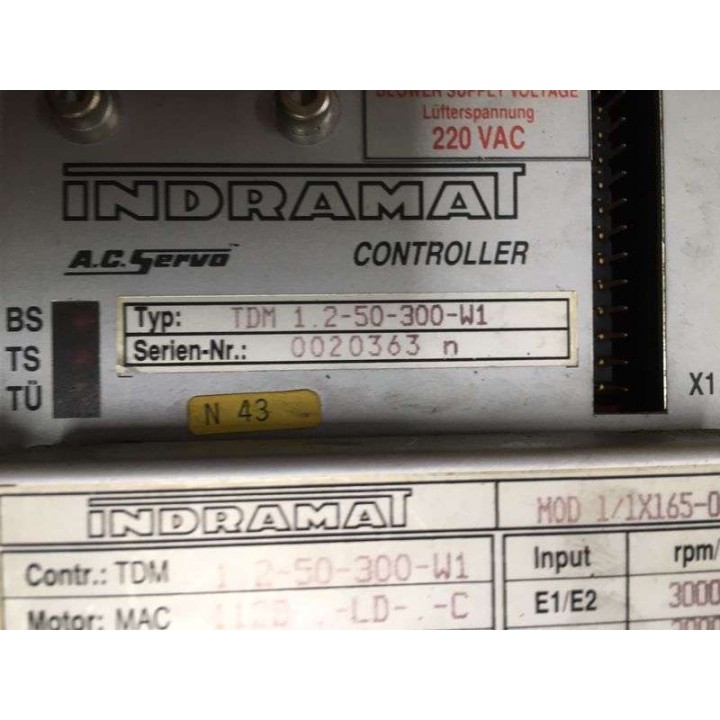 Indramat TDM drive 1.2-050-300 W1