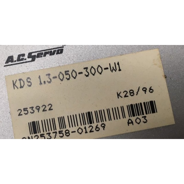 INDRAMAT KDS 1.3-050-300-W KDS 1,3-050-300-W1 servo drive