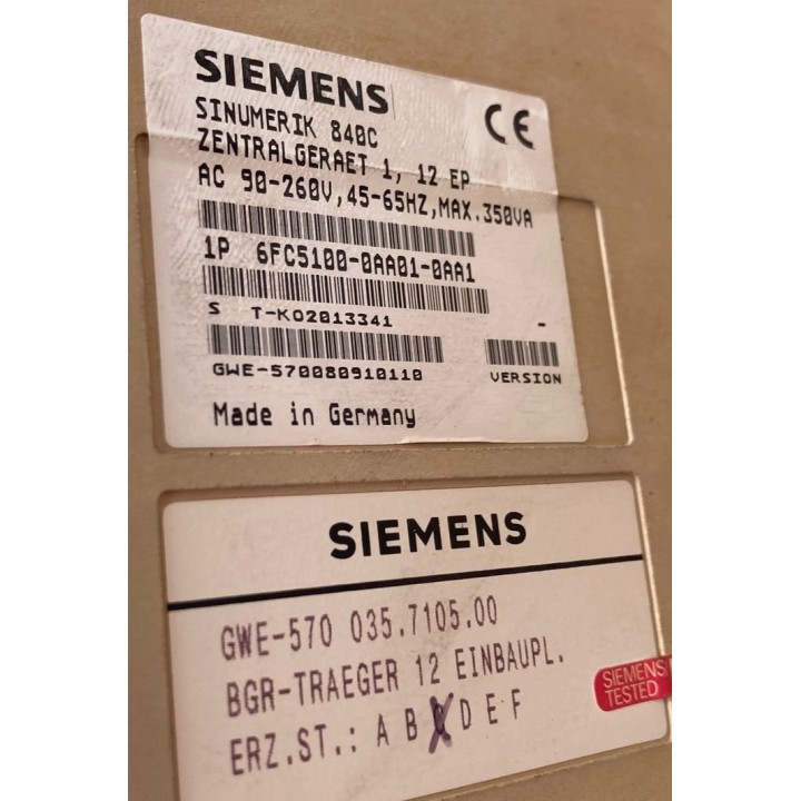 commande numerique 6FC5100-0AA1-0AA1