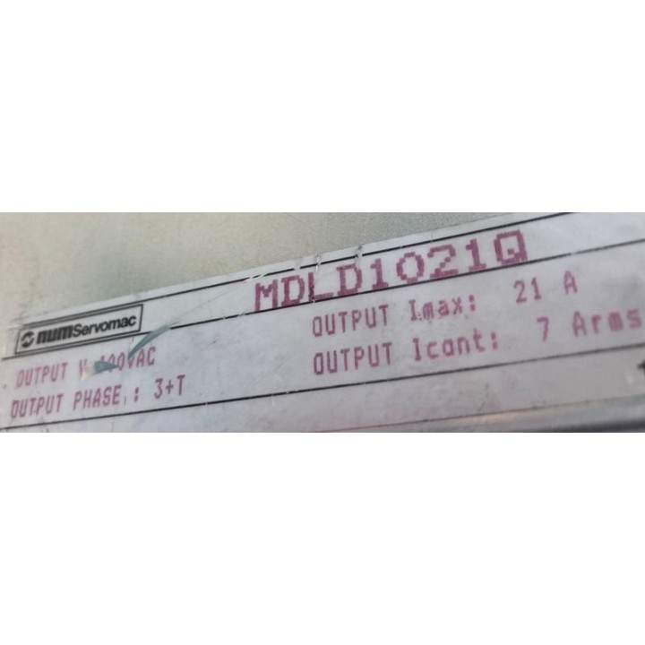 Num MDLD1021Q 21A servo drive