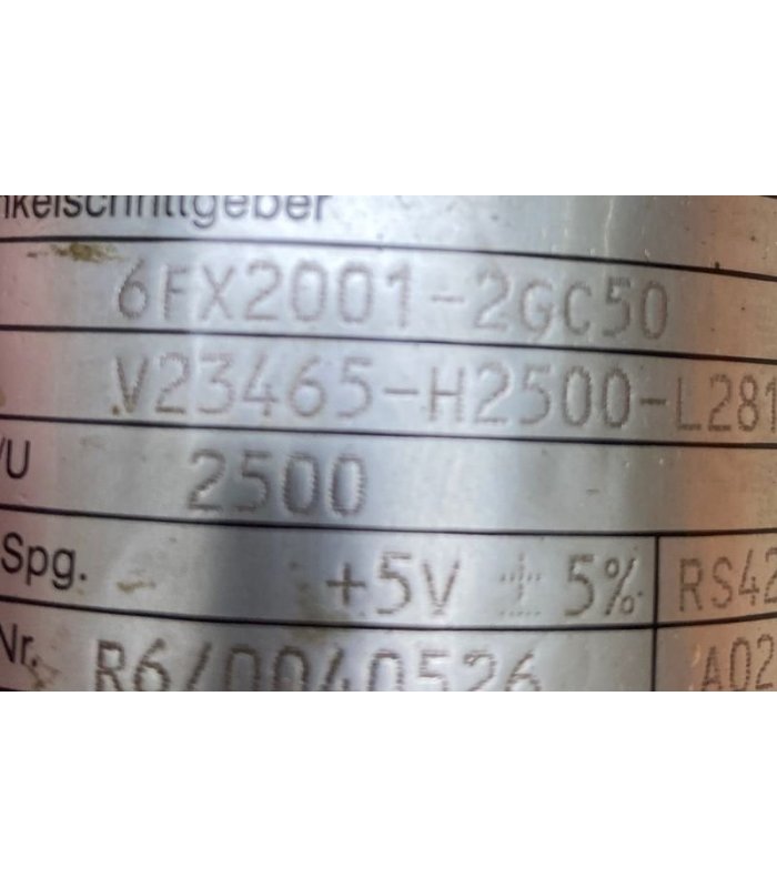 Codeur Absolu Siemens 6FX2001-5QN25 - Occasion, Fonctionnel, Pour Automation