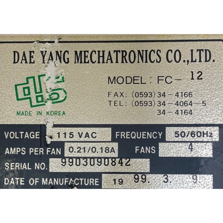 Dae Yang Mécatronics FC-12