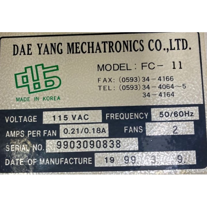 Mecatrónica Dae Yang FC-11