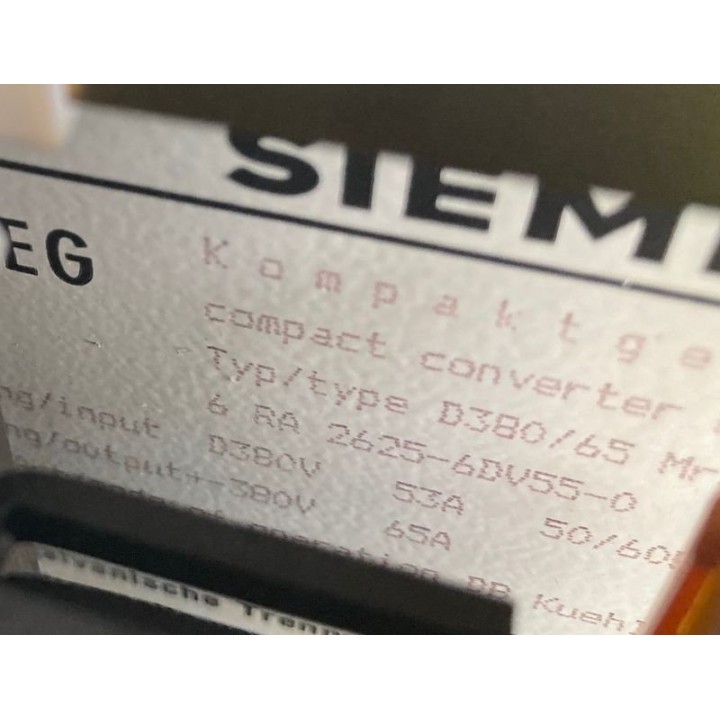 SIEMENS 6RA2625-6DV55-0